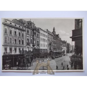 Wrocław, Breslau, Piłsudskiego Straße, Foto, ca. 1935