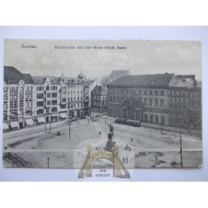 Wrocław, Breslau, Plac Solny, Stara Giełda, 1910 (wysłana w 1922)