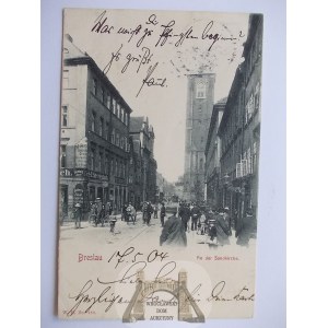 Wrocław, Breslau, St. Hedwig Street, 1904