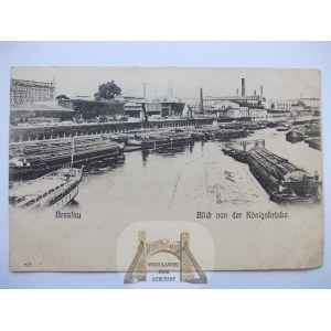 Breslau, Breslau, City Port, ca. 1900