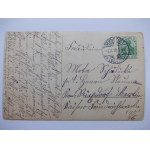 Bierutów, Bernstadt near Olesnica, cottage, private card, 1910