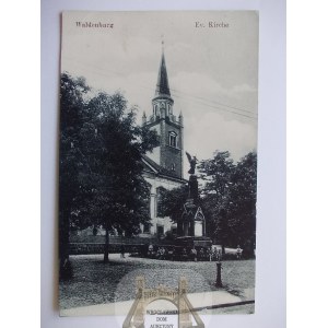 Wałbrzych, Waldenburg, Kościół ewangelicki, ok. 1920