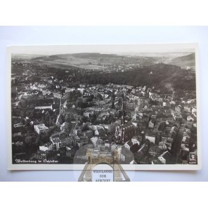 Wałbrzych, Waldenburg, panorama, ok. 1939