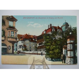 Szczawno Zdroj, Salzbrunn, Main Street, 1918