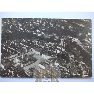Dzierżoniów, Reichenbach, aerial panorama, 1922
