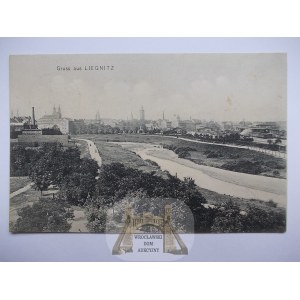Legnica, Liegnitz, panorama, ok. 1907