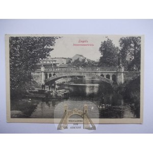 Legnica, Liegnitz, bridge, 1914