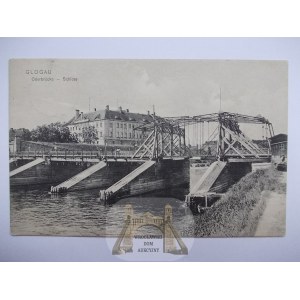 Głogów, Glogau, Most Zwodzony, wyd. Trenkler, 1910