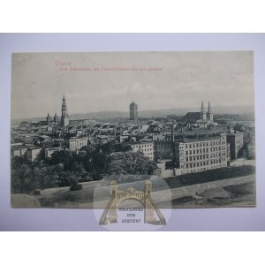 Głogów, Glogau, panorama, 1913