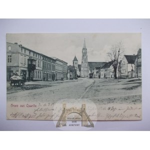 Gaworzyce, Quaritz near Polkowice, street, 1905