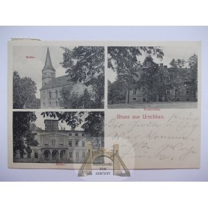 Orsk k. Lubin, Rudna, pałac, kościół, 1908