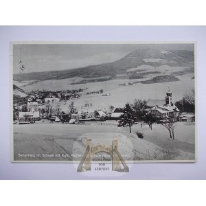 Stronie Slaskie, Seitenberg, winter panorama, 1932