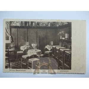 Lądek Zdrój, Bad Landeck, sala konsumpcji likierów, 1932