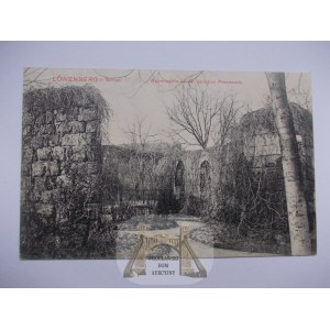 Lwówek Ślaski, Lowenberg, ruiny przy promenadzie, 1907