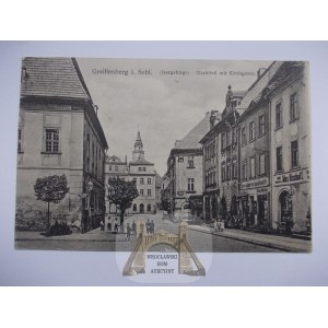 Gryfów Ślaski, Greiffenberg, Market Square, 1929