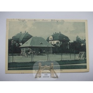 Cieplice, Warmbrunn, tennis courts, 1943