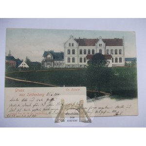 Zawidow, Seidenberg, Evangelical school, 1900