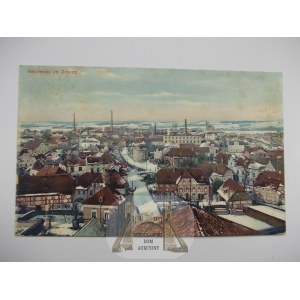 Bogatynia, Reichenau, zimowa, panorama, ok. 1910