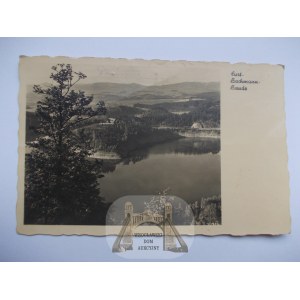 Pilchowice, Mauer, dam, panorama, ca. 1938