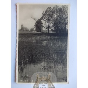Nowe Miasteczko near Nowa Sól, windmill, ca. 1935
