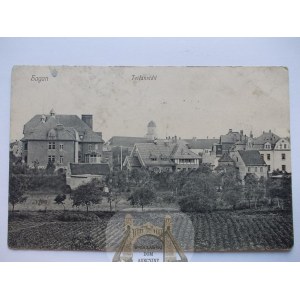 Żagań, Sagan, ciekawa panorama, 1916