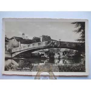 Żagań, Sagan, most, 1942