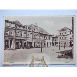 Wschowa, Fraustadt, Market Square, ca. 1925