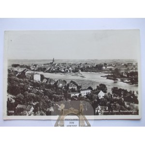 Krosno Odrzańskie, Crossen, panorama, 1935