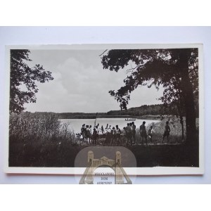 Babimost, Bomst, nad jeziorem, obóz młodzieżowy, 1938