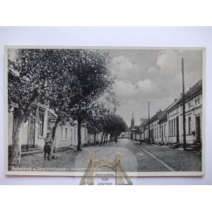 Rostarzewo bei Wolsztyn, Wolsztynska-Straße, um 1940.