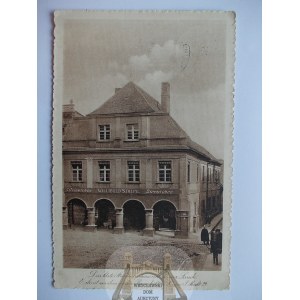 Leszno, Lissa, house with arcade, Rynek 1916