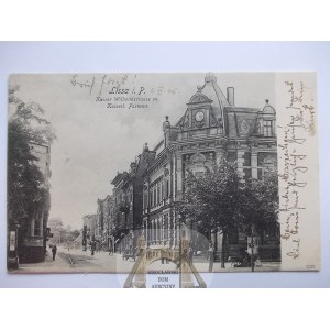 Leszno, Lissa, Wilhelmstrasse, poczta 1905