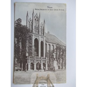 Toruń, Thorn, Ratusz, portal główny, 1910