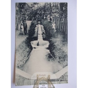 Torun, Thorn, Barbarka, cascade in the park, 1917