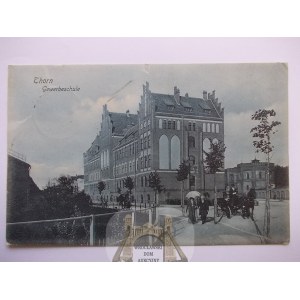 Toruń, Thorn, Szkoła Rzemiosła, wyd. Trenkler, 1907