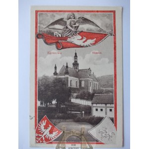 Koronowo bei Bydgoszcz, Kloster, patriotischer Adler, 1922