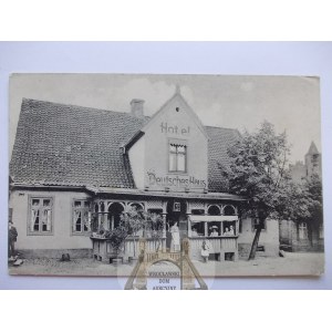 Nowe nad Wisłą, k. Świecie, hotel Niemiecki Dom, ok. 1908