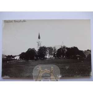 Chodecz near Wloclawek, church, photo, ca. 1925