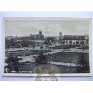 Włocławek, okupacja, Leslau, plac Wolności, 1944