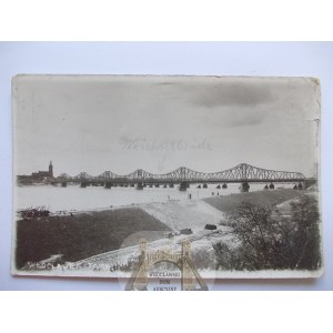 Włocławek, most, tama, zdjęciowa, 1939