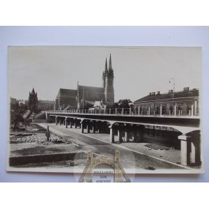 Włocławek, Besetzung, Leslau, Viadukt, um 1940.