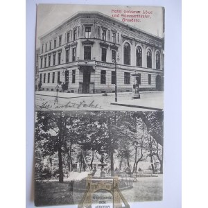 Grudziądz, Graudenz, Hotel pod złotym Lwem, 1909