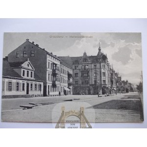 Grudziądz, Graudenz, Kwidzyńska Street, 1915
