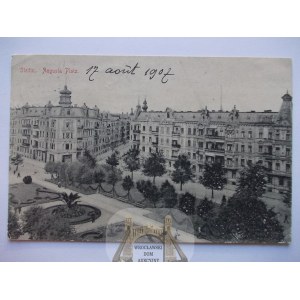 Szczecin, Stettin, Plac Augusty, 1907