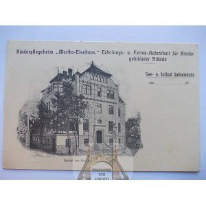 Świnoujście, Swinemünde, Martha-Elsehaus-Kinderheim, ca. 1910