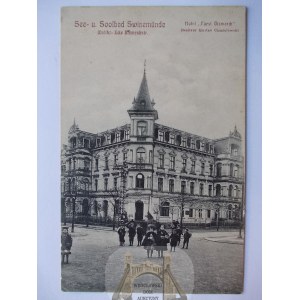 Świnoujście, Swinemunde, Hotel Książe Bismarck, ok. 1910