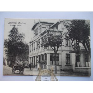 Międzyzdroje, Misdroy, Hotel Lubkego, ok. 1908