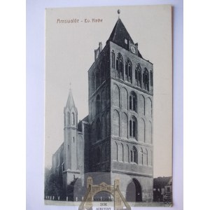 Choszczno, Arnswalde, Kościół ewangelicki, ok. 1920