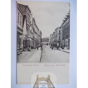 Szczecinek, Neustettin, Pruska Street, ca. 1900