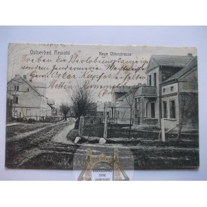 Rewal, Rehwal, neue Villen, abgegrenzte Straße, 1908